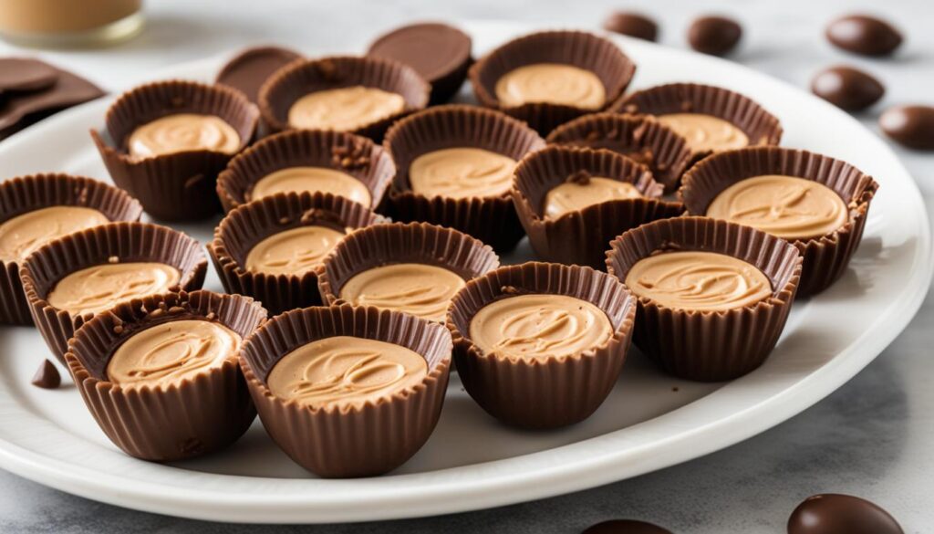 homemade peanut butter cup eggs