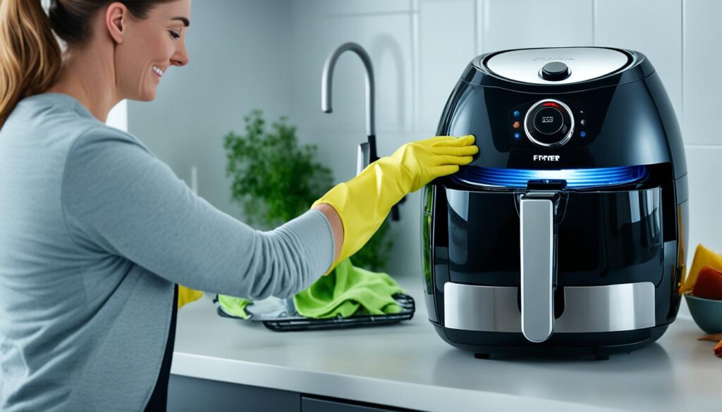 how to clean an air fryer properly