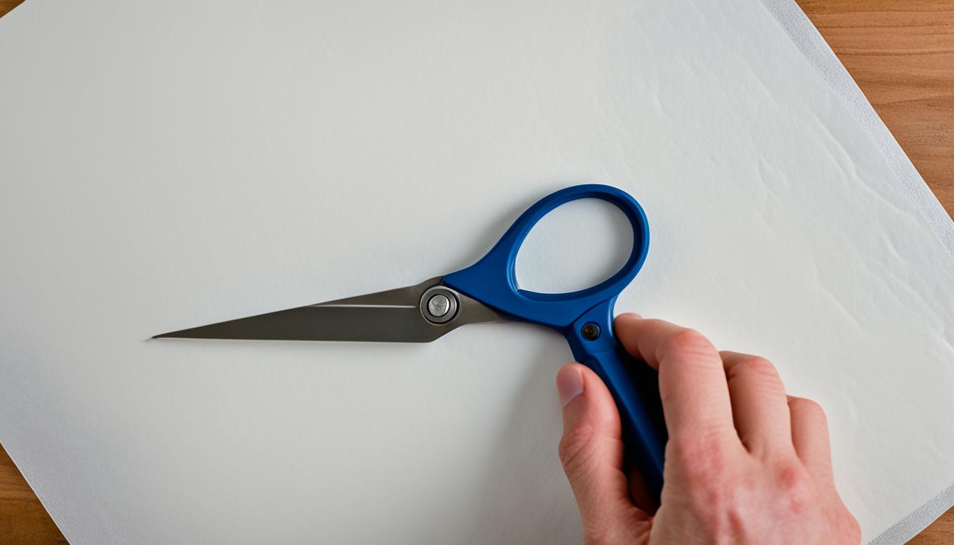 how to cut a parchment round