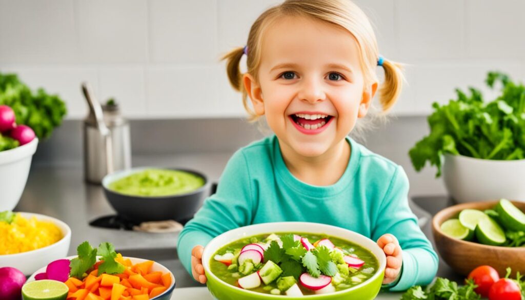 kid friendly pozole verde