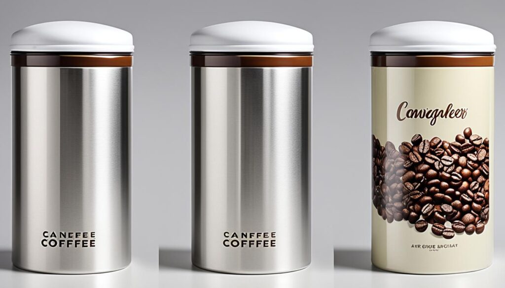 large coffee canister