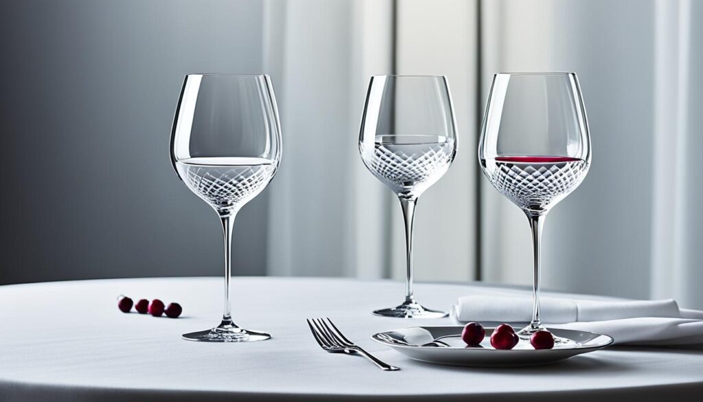 lead-free crystal wine glasses