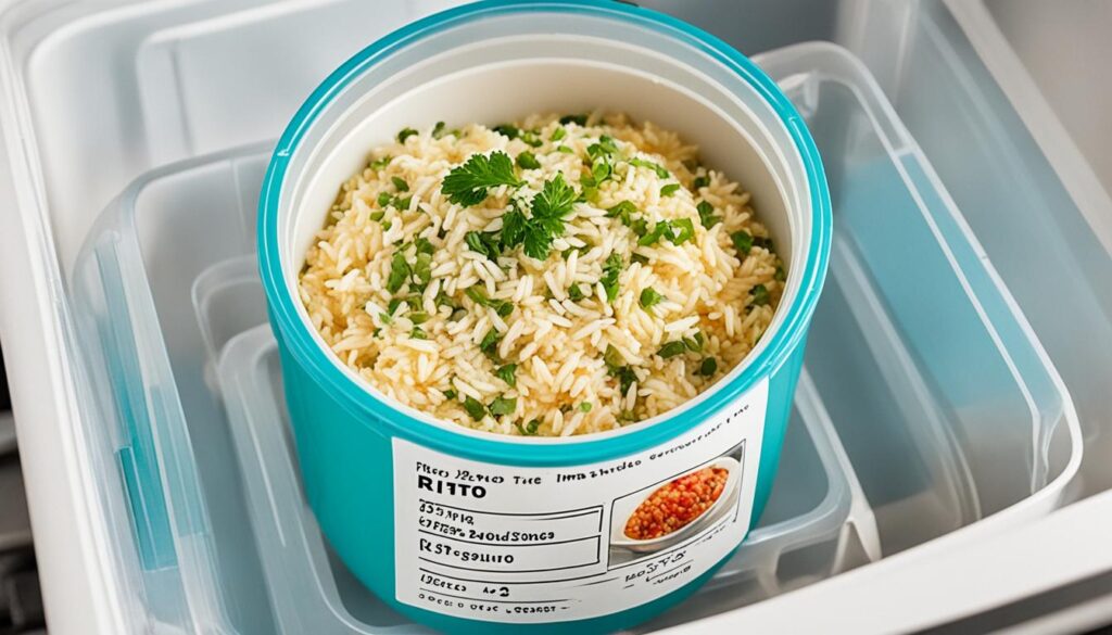 make ahead risotto storage and reheating