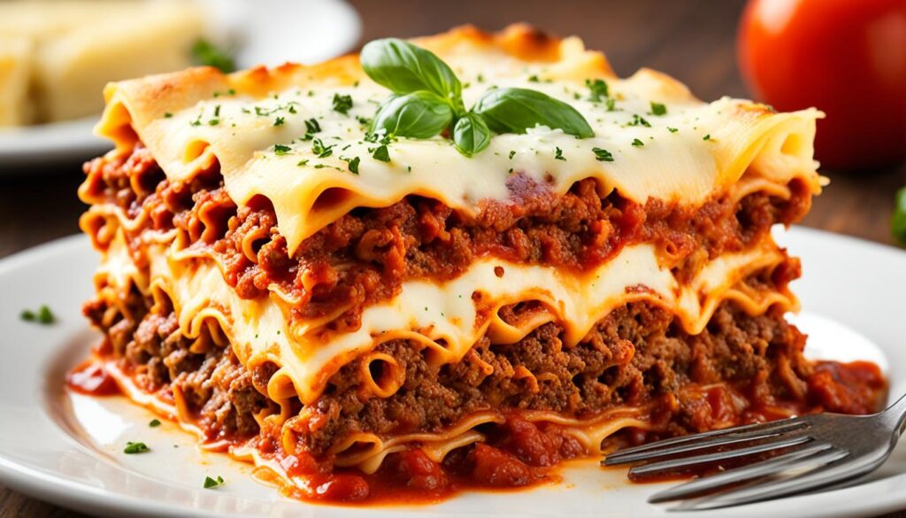 meat lasagna