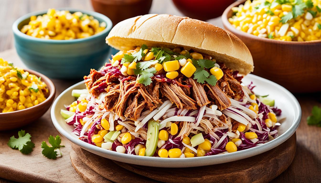 Mexican Chorizo Pulled Pork Corn Slaw Recipe