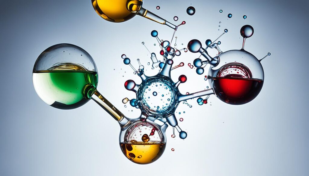 molecular bonding of alcohol and oil