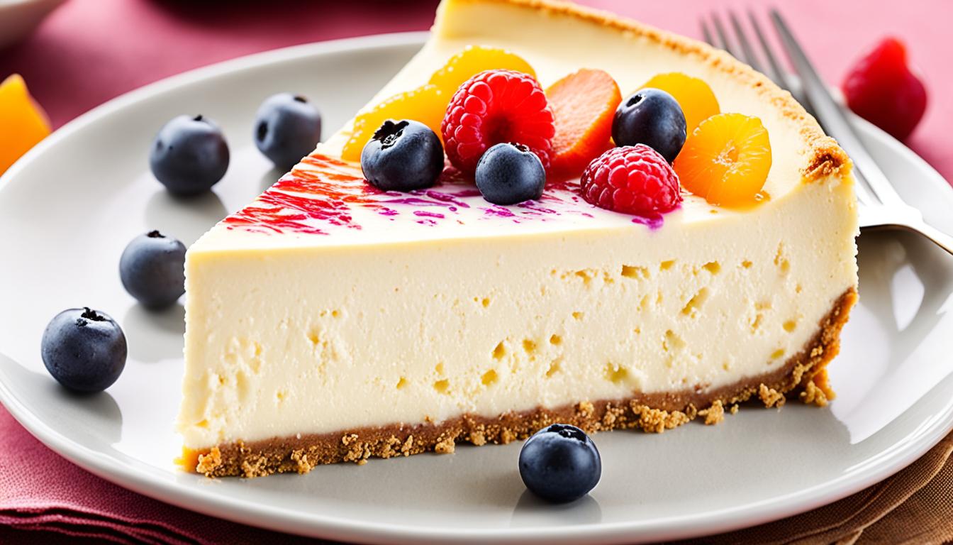 no bake cheesecake with freeze dried fruit