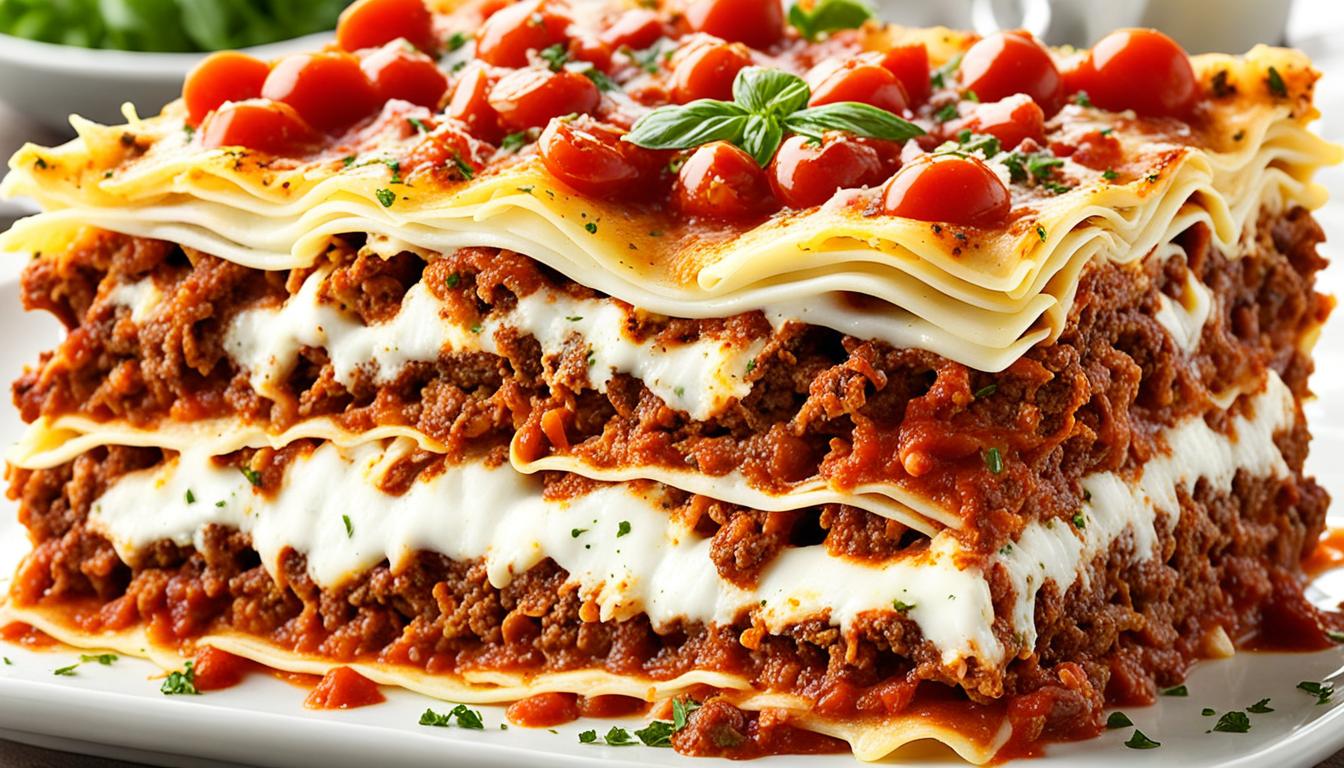 No Holds Barred Lasagna Bolognese with Ricotta