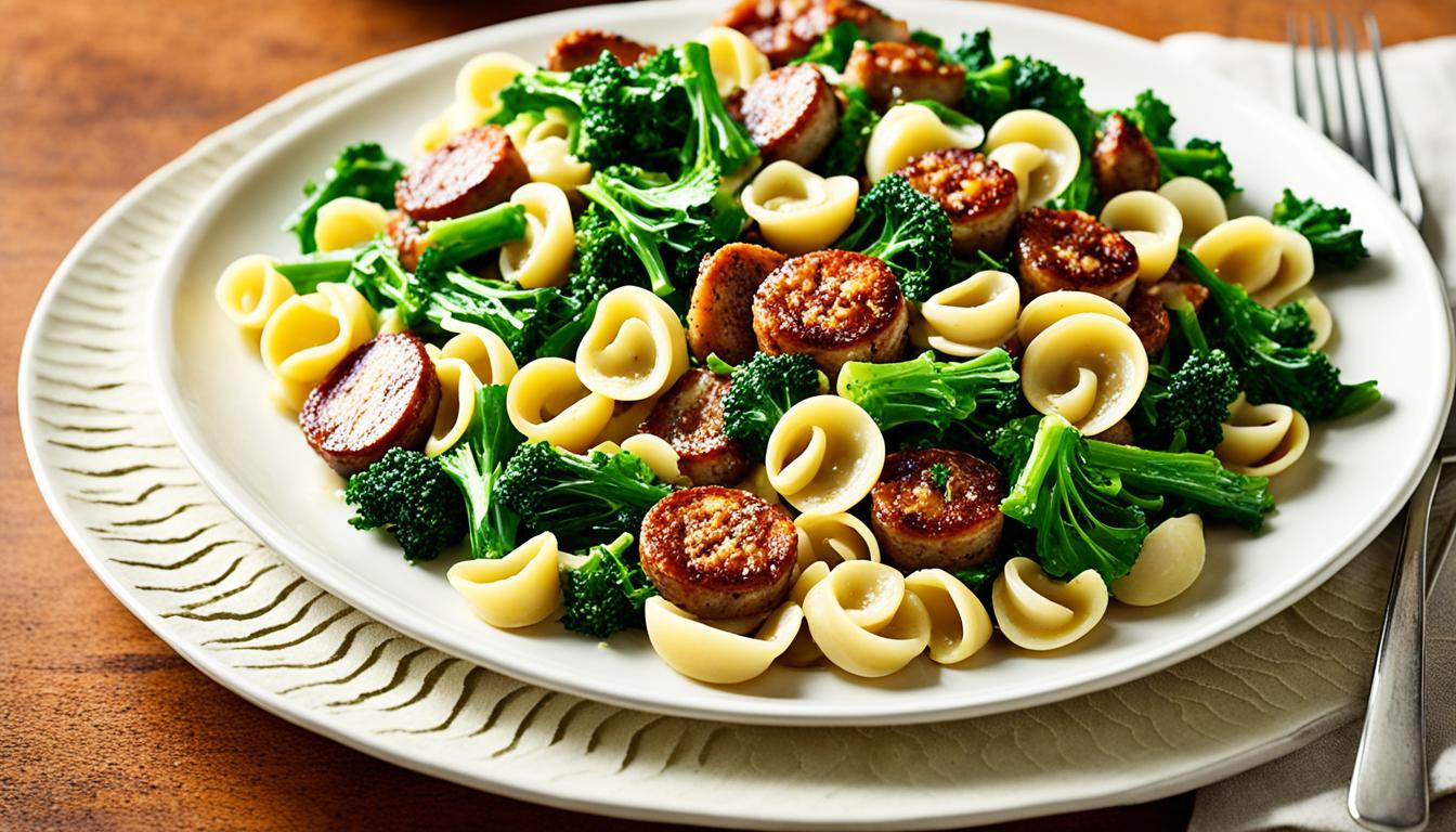 orecchiette broccoli rabe sausage