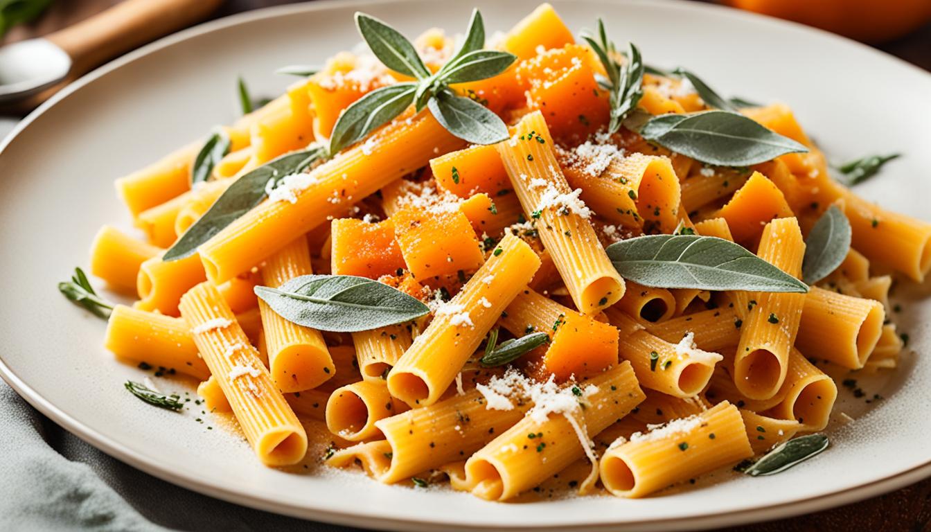 Pasta with Butternut Squash & Sage Butter