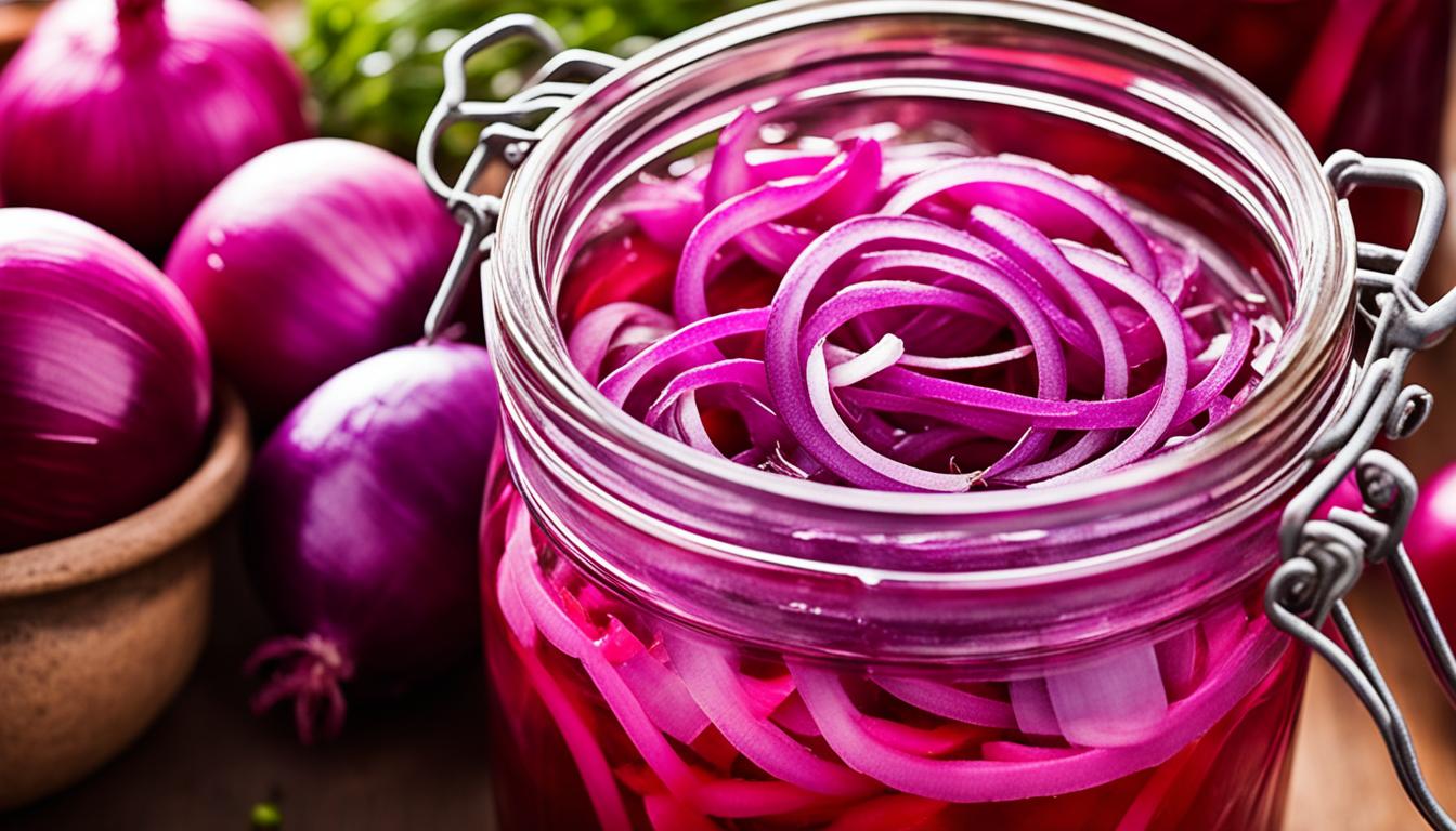 pickled red onions