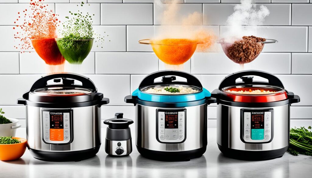 pressure cookers recipe tests