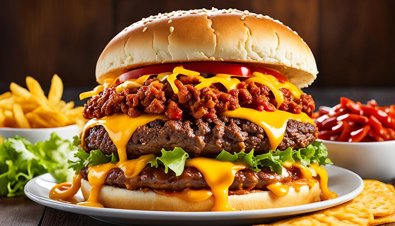 quadruple chili cheeseburgers recipe