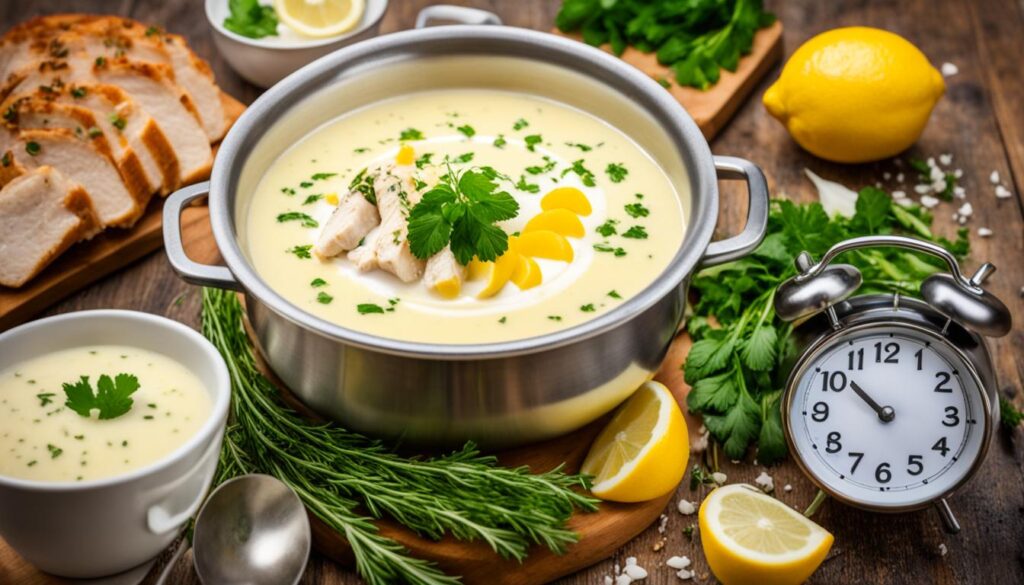 quick avgolemono soup recipe