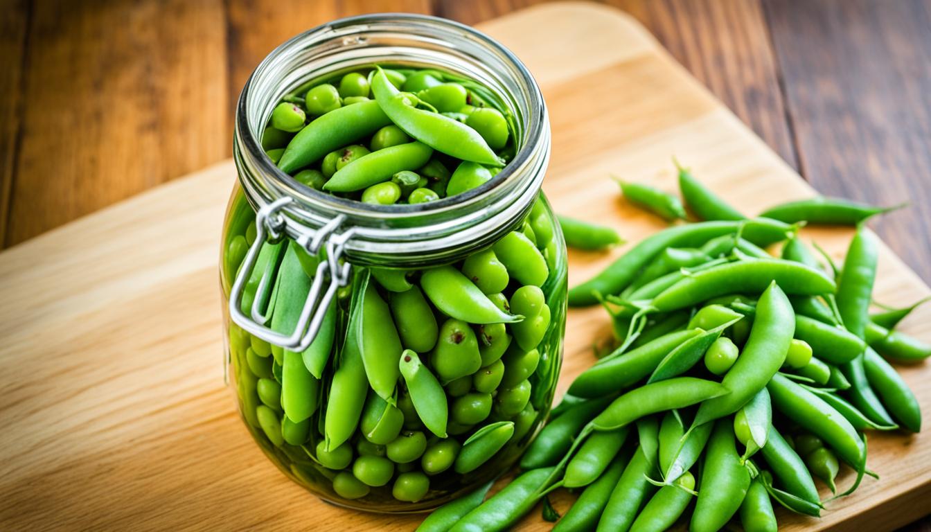 quick pickled sugarsnap peas recipe