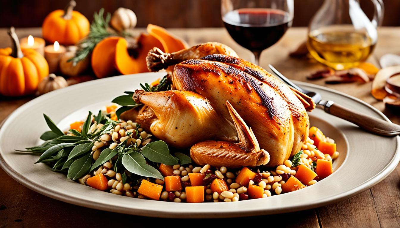 Roast Chicken Fregola & Squash Recipe Delight