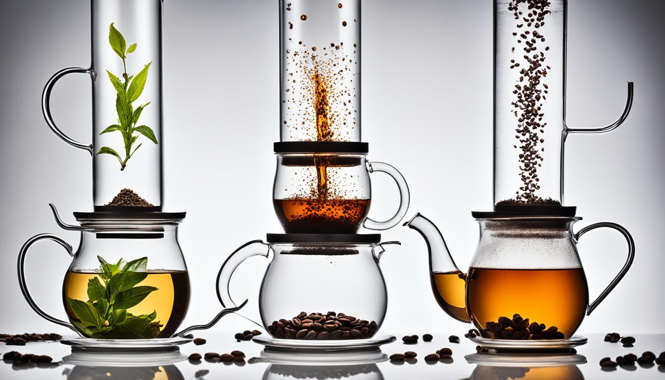 science of tea versus coffee brewing