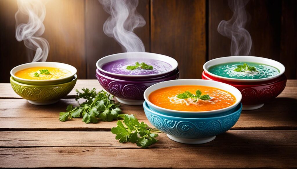 shallow soup bowls