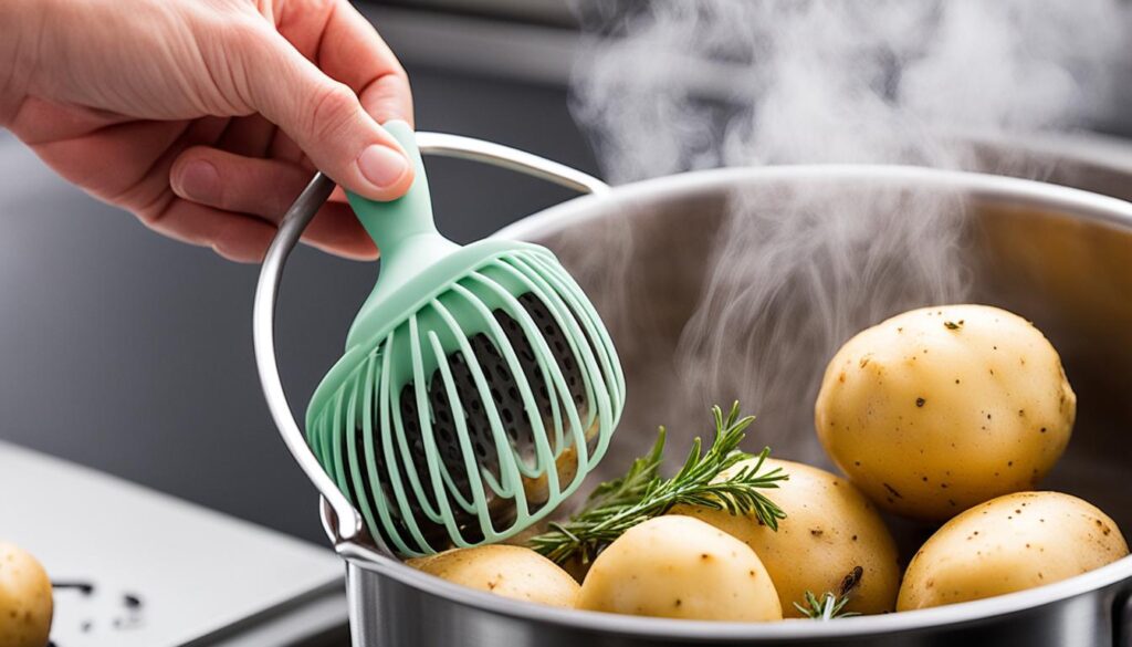 silicone potato mashers