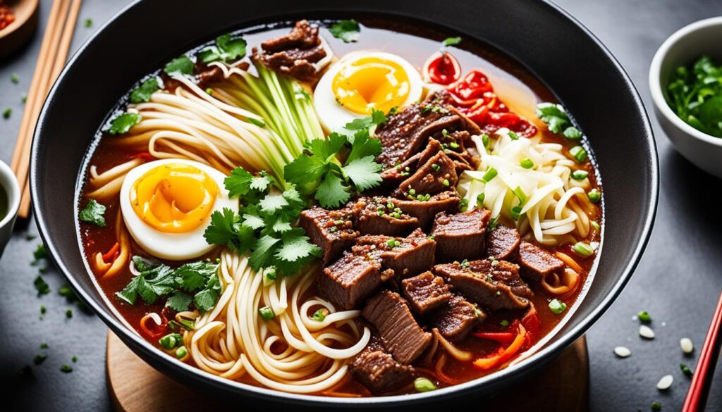 spicy beef noodle recipe