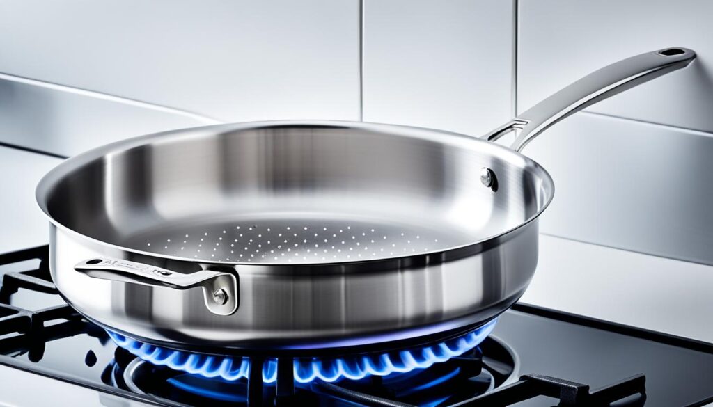 stainless steel saute pans