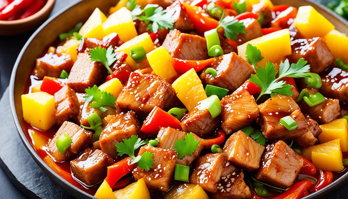 Easy Stir Fried Sweet Sour Pork Recipe