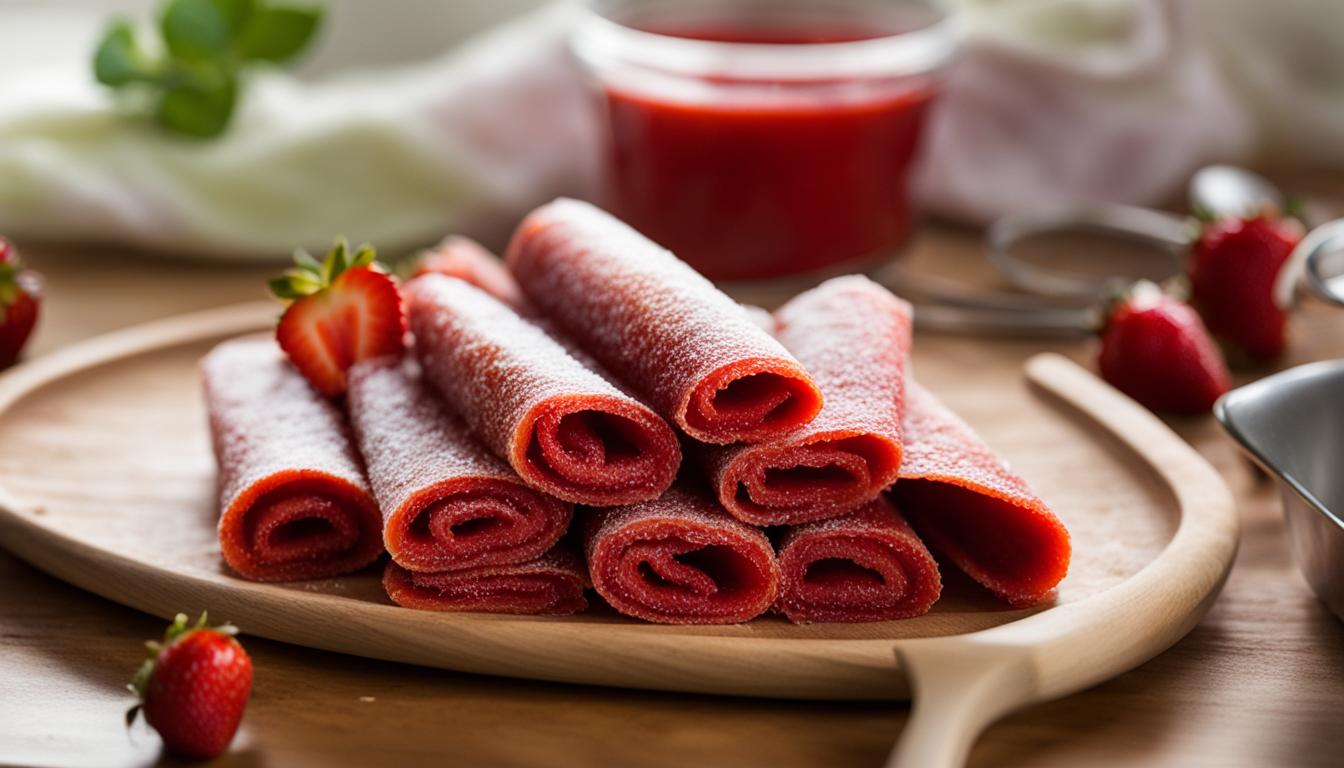 strawberry fruit roll up recipe