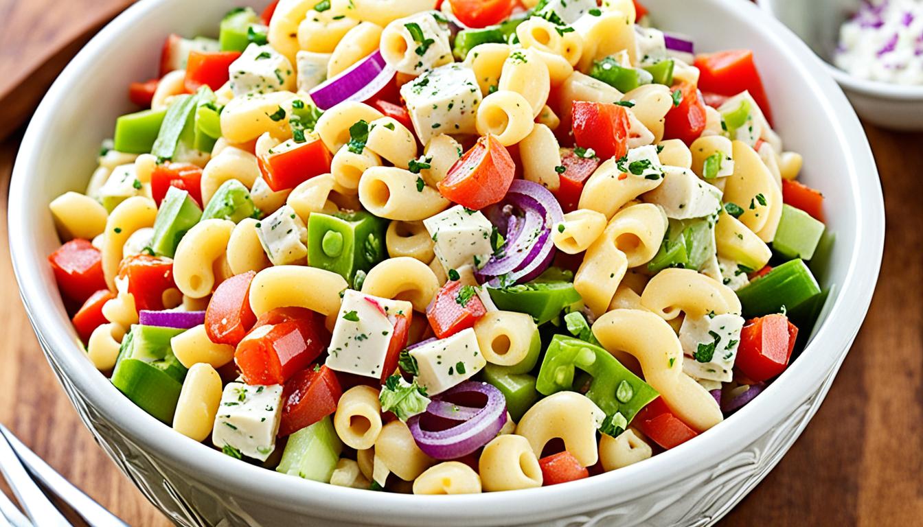 tangy creamy macaroni salad recipe