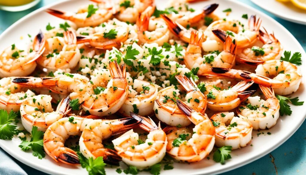 tasty Mediterranean shrimp dish