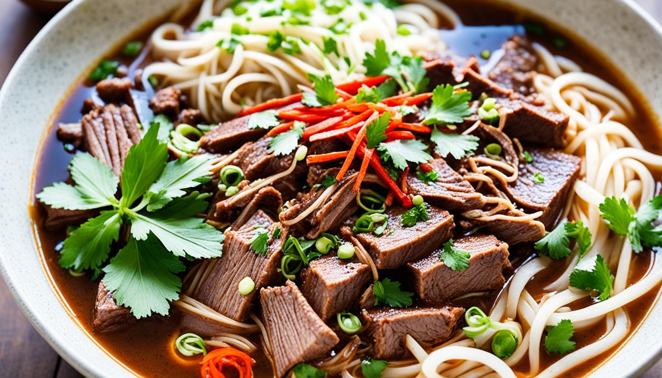 thai boat noodles with braised beef recipe