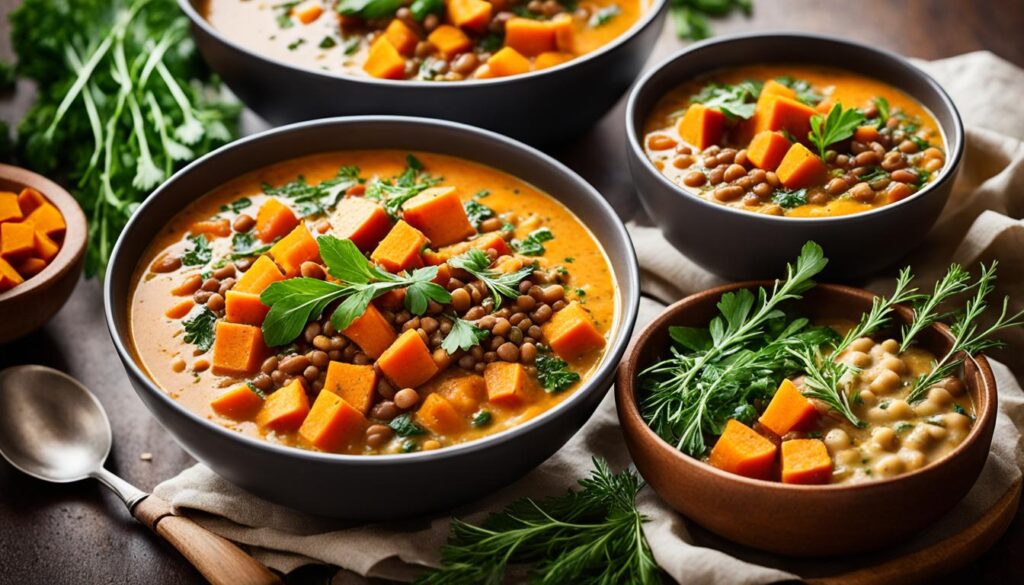 vegetarian Thanksgiving soups