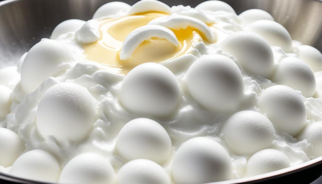 whipped egg whites