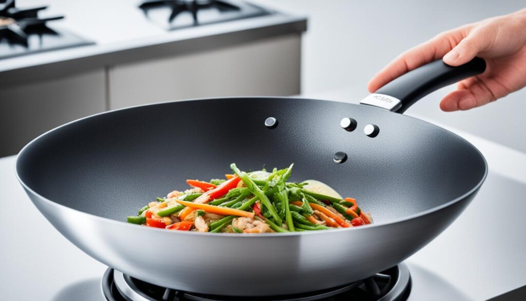 wok handle and lid