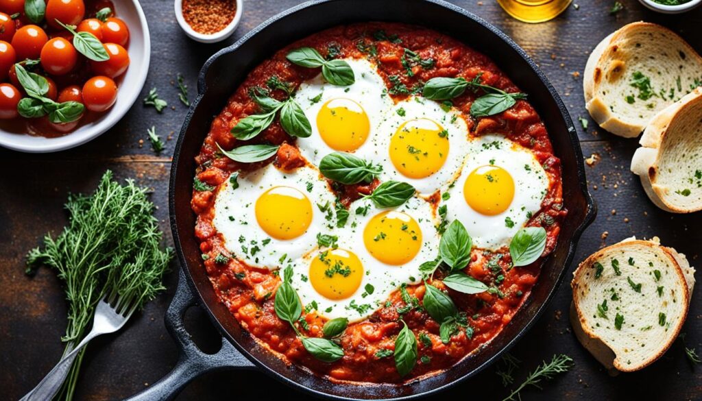 Instagram-worthy shakshuka dish