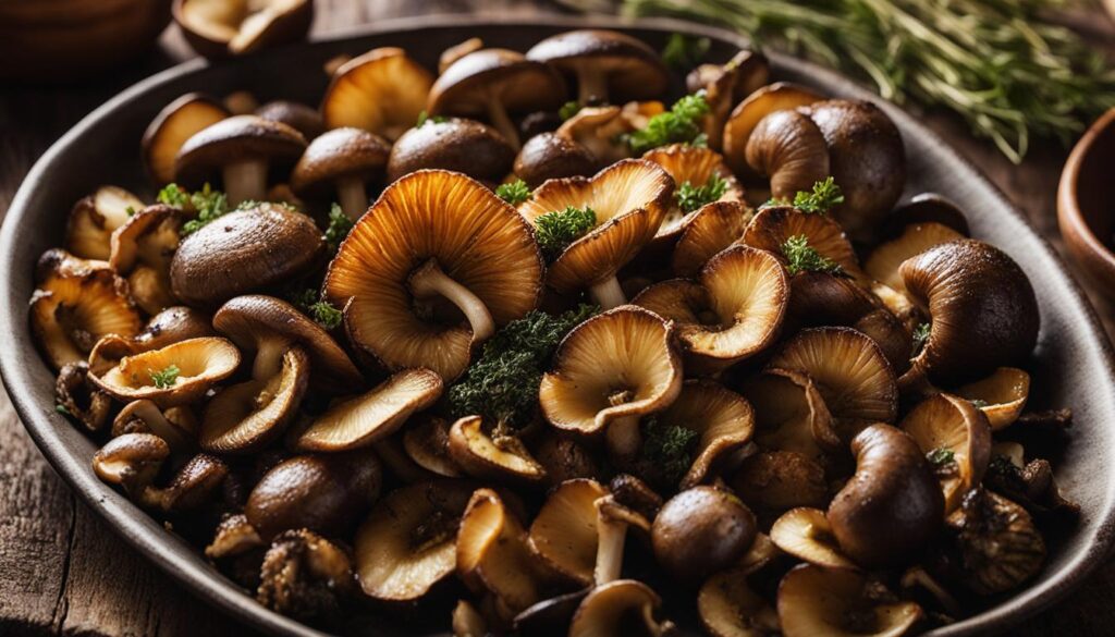 Roasted mushrooms image