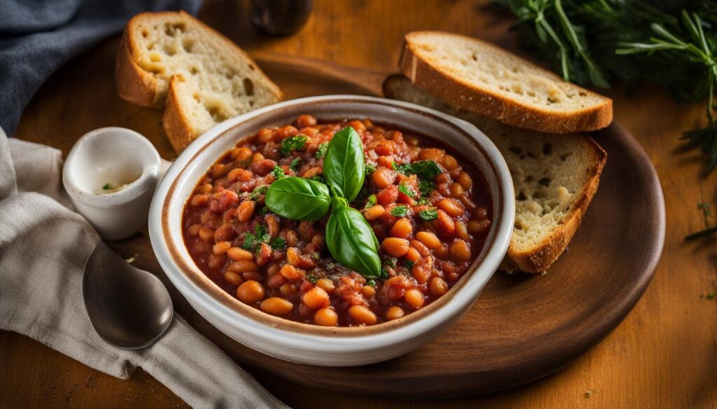 Tuscan beans on toast