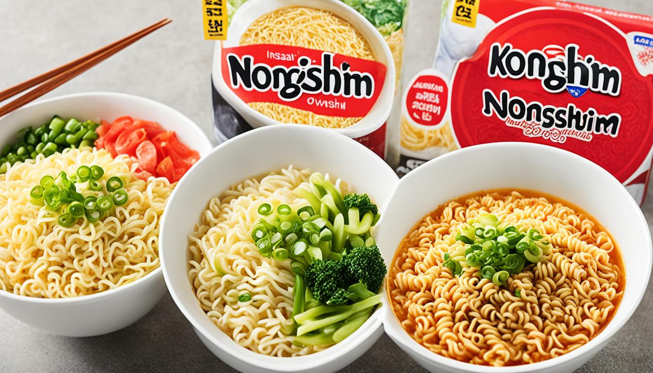 American vs. Korean Nongshim Noodles Showdown