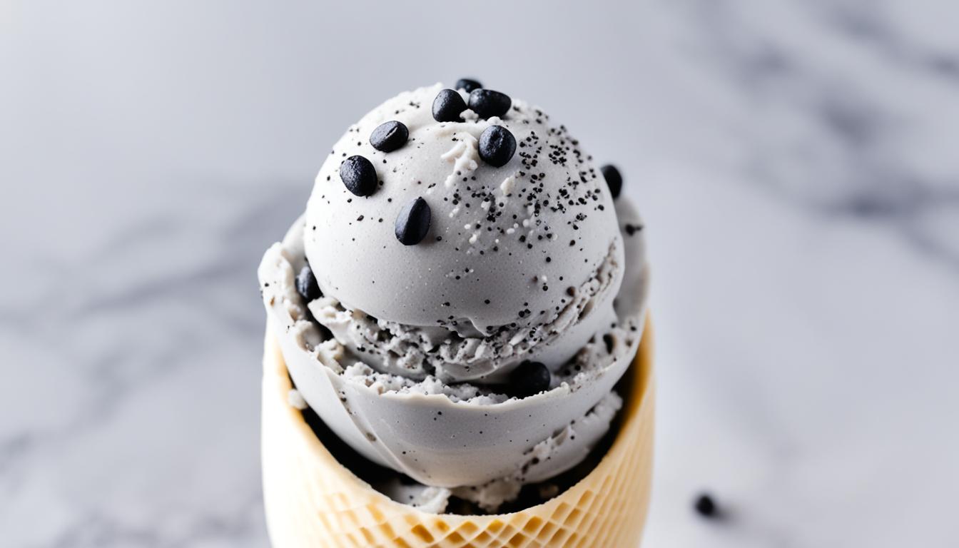 Easy Black Sesame Ice Cream Recipe Tutorial