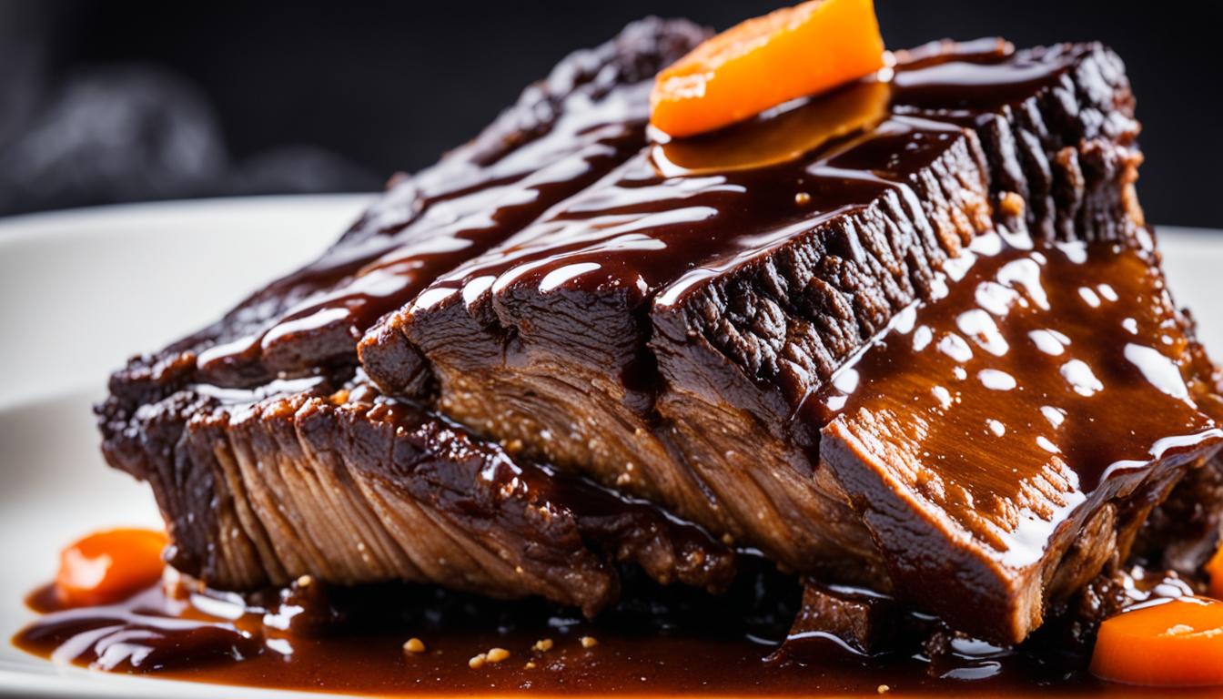 Honey Soy Orange Braised Beef Short Ribs Recipe