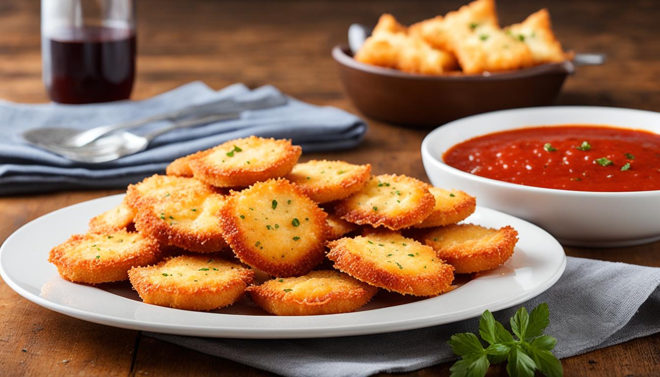 cheese filled toasted ravioli recipe