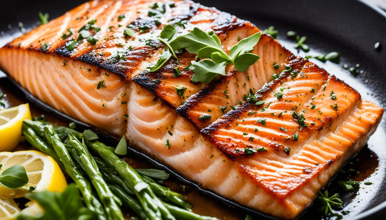 crispy pan seared salmon fillets recipe