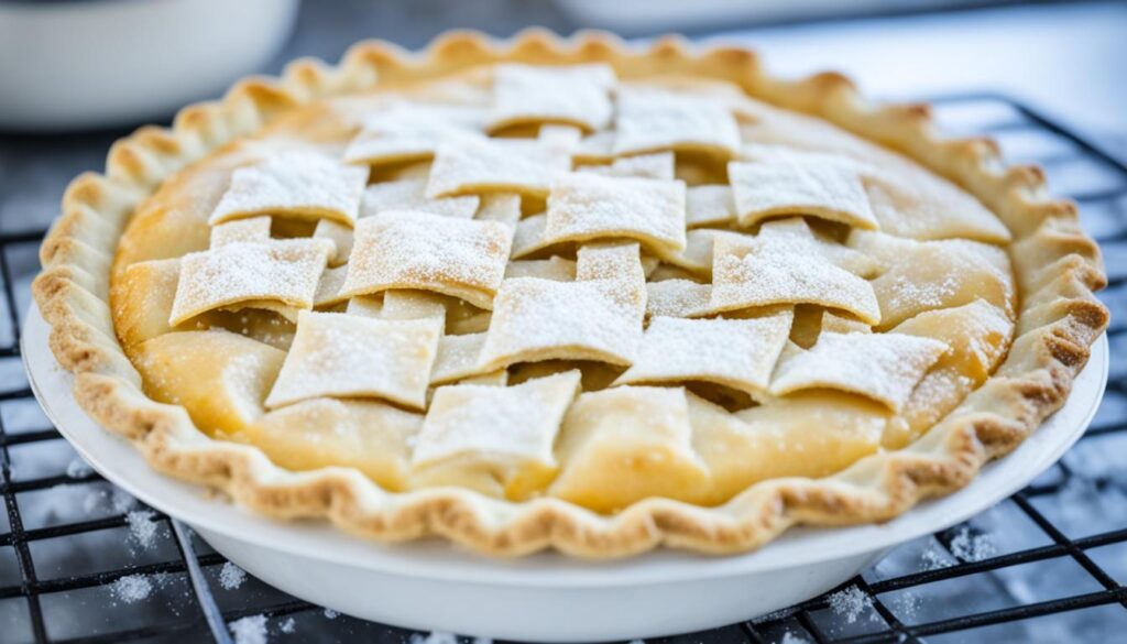 freezing apple pie