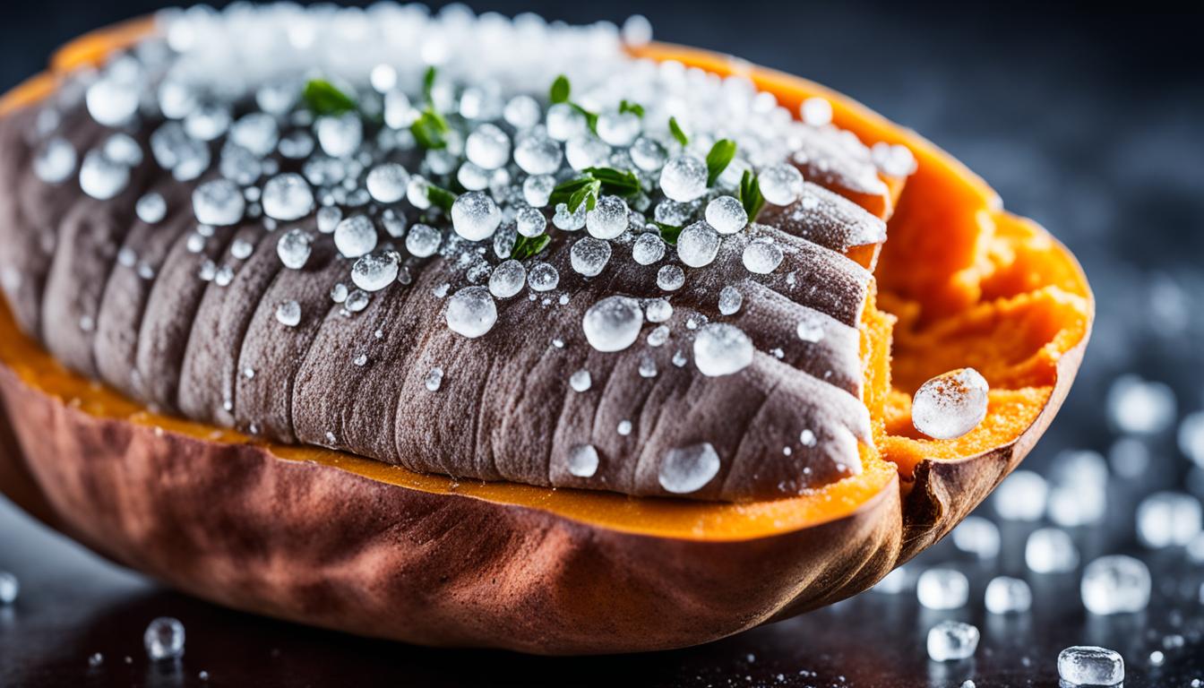 frozen roasted sweet potato