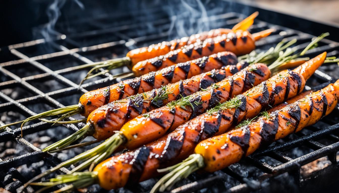 Grill Roasted Carrots with Sweet Soy Glaze Recipe