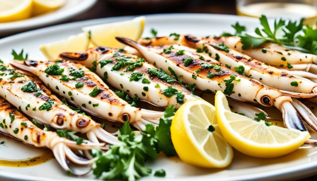 grilled squid recipe