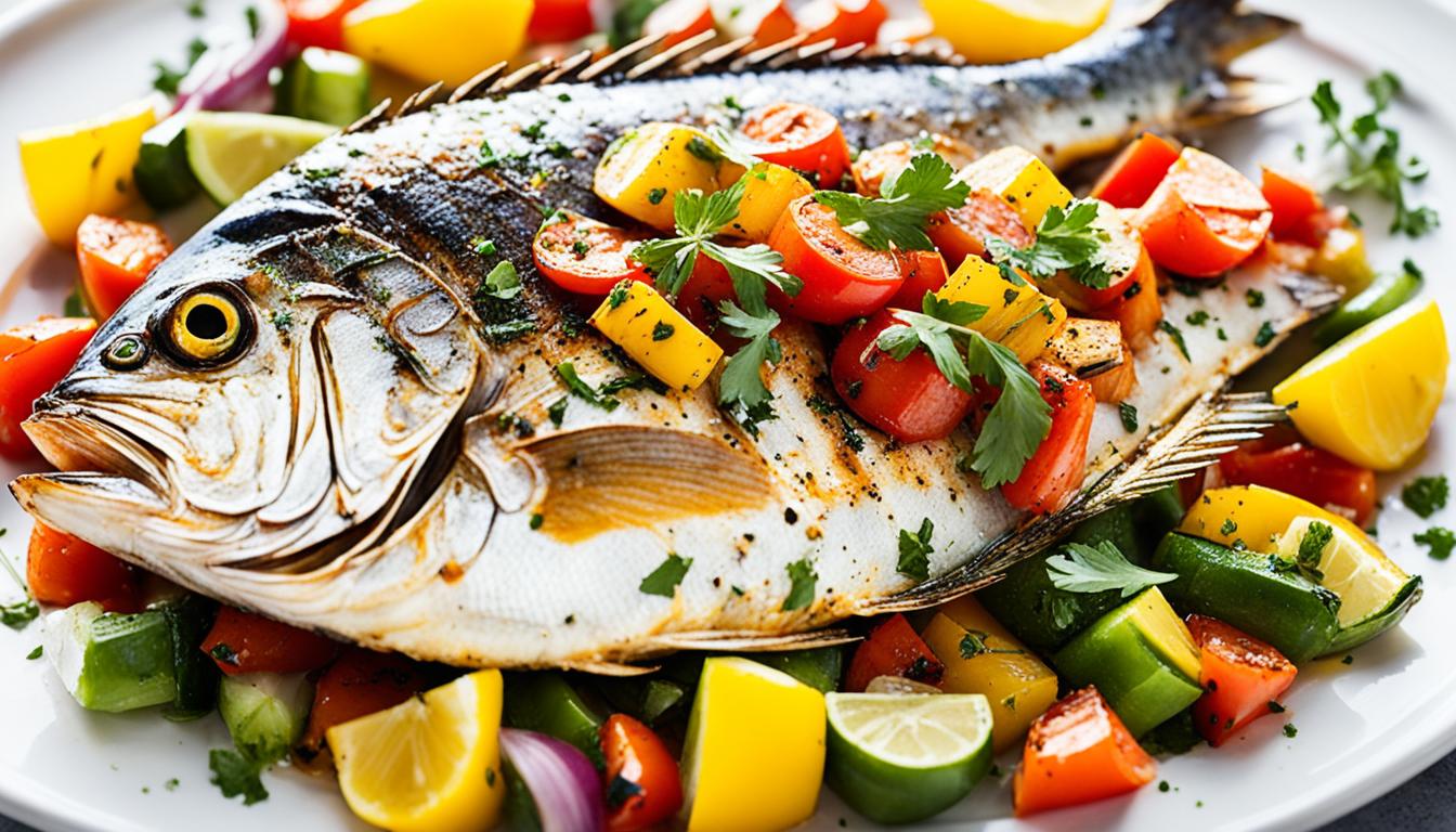 Grilled Whole Fish with Brazilian Molho Recipe