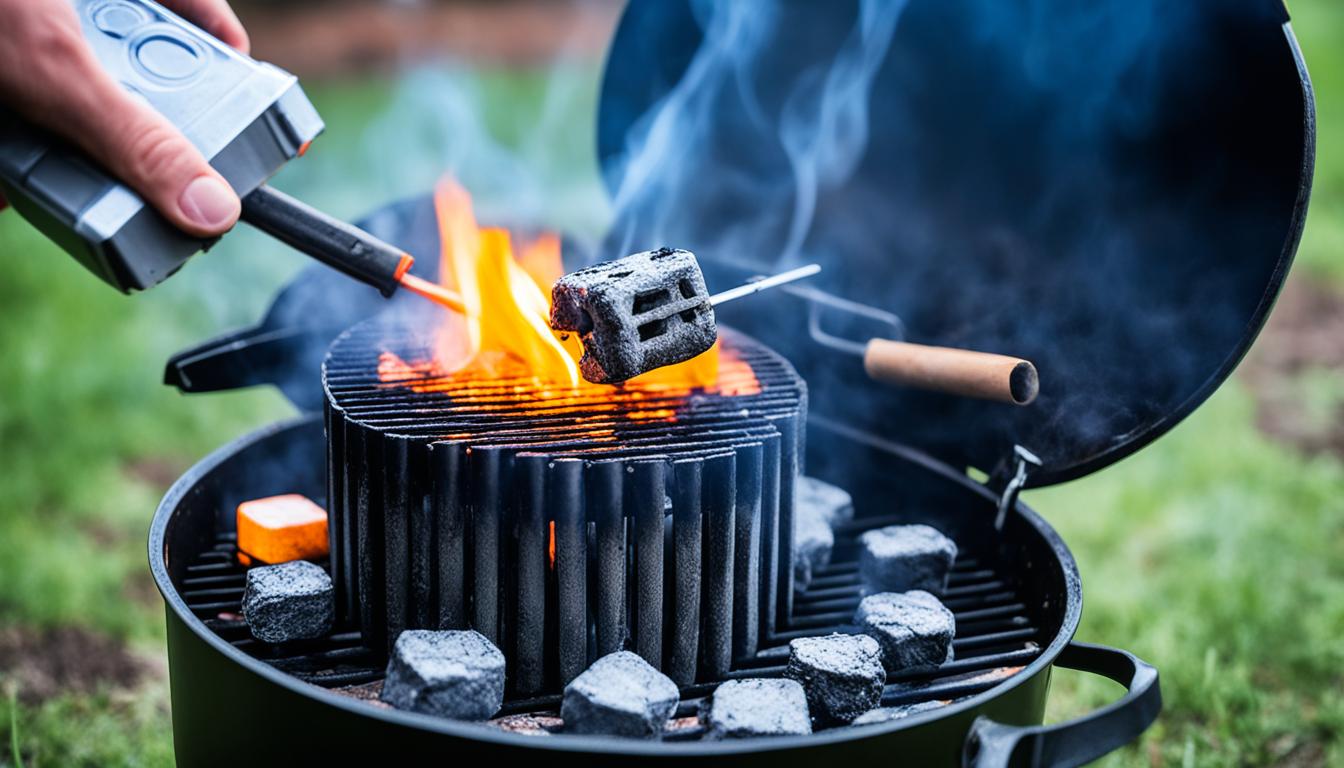 grilling lighting the fire without lighter fluid