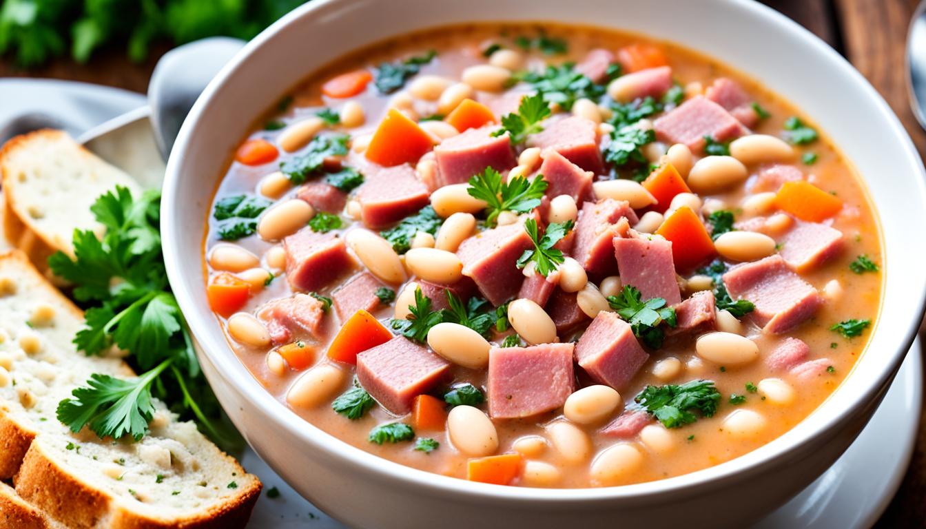 Hearty Ham and Bean Soup Recipe | Comfort in a Bowl