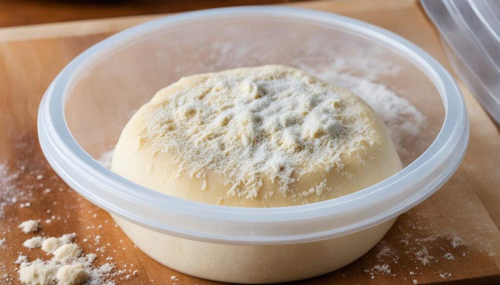 homemade pizza dough storage