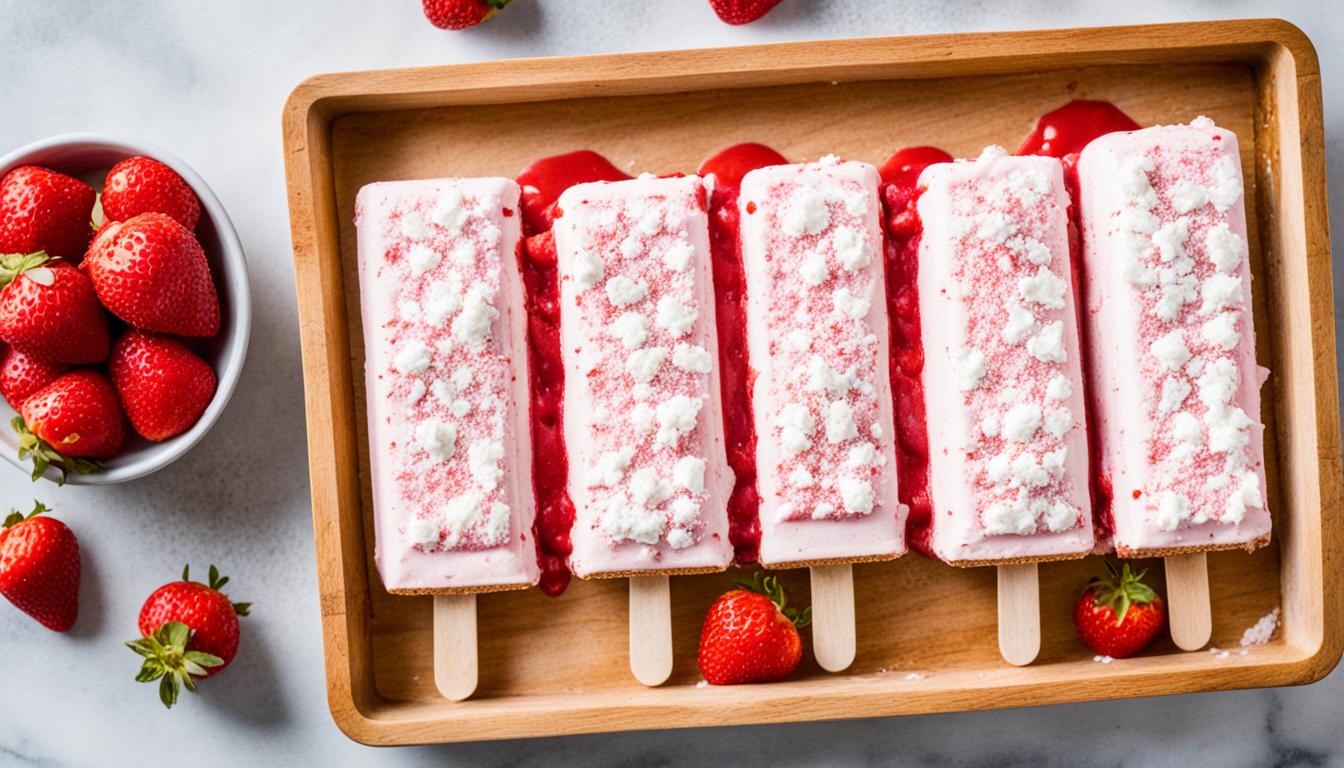 Easy Strawberry Shortcake Ice Cream Bars Recipe